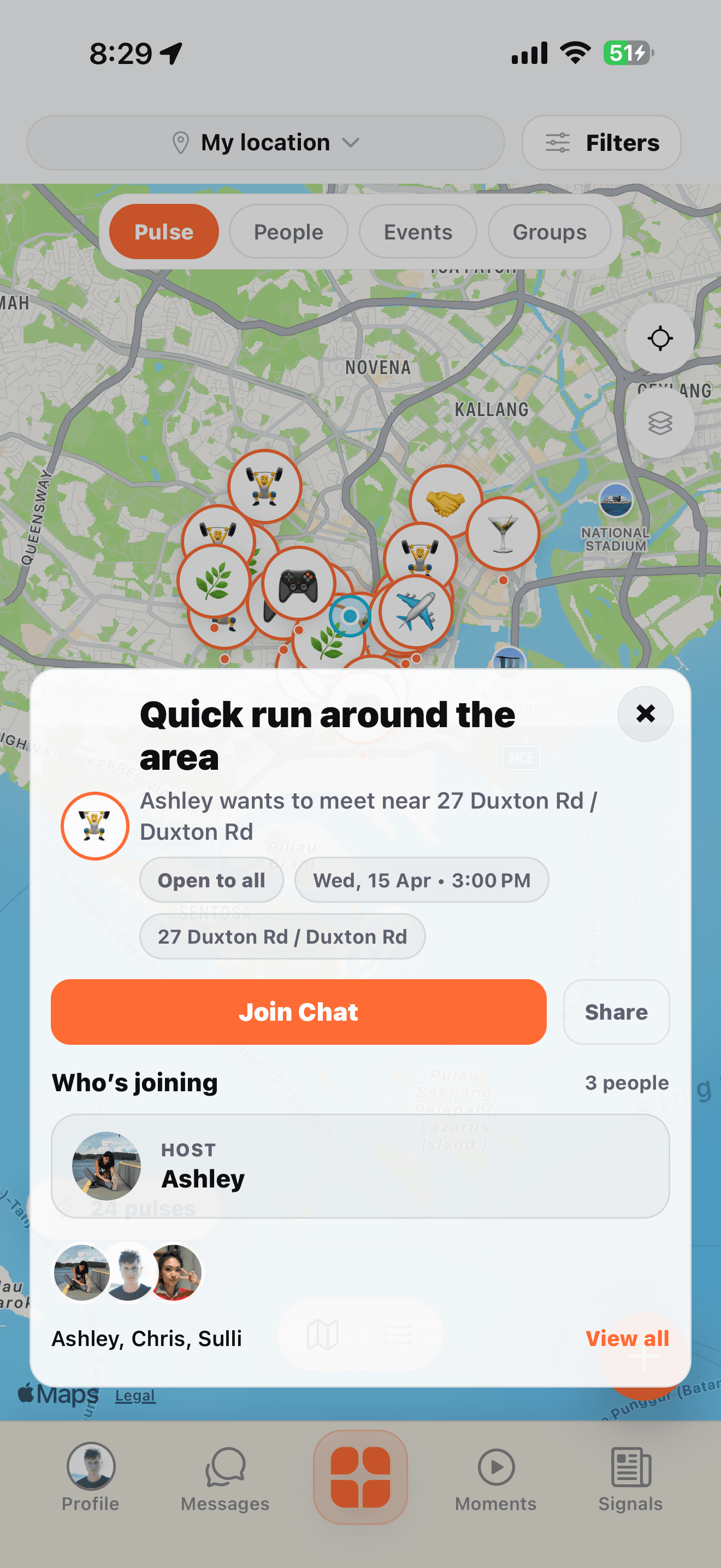 Join other Pulses screenshot